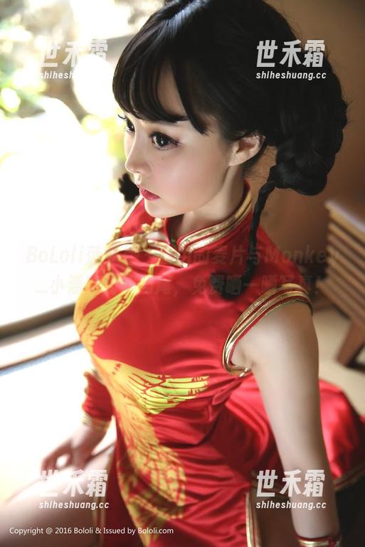 BoLoli菠萝社 - 自由的麦片与Monkey_小潘鼠的双马尾，免费晒一晒写真！