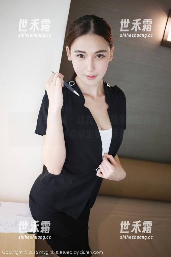 MyGirl美媛馆-潘娇娇 MyGirl美媛馆 - 这就是潘娇娇的制服图包,分享时你确定要稳得住吗?