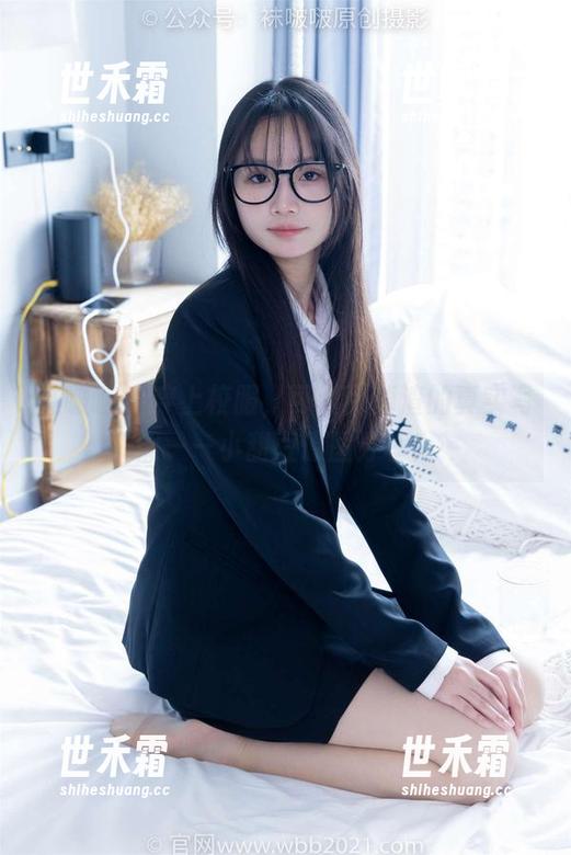 袜啵啵 - 穿上校服，可爱到掉渣的真实写照——小甜豆原图分享！